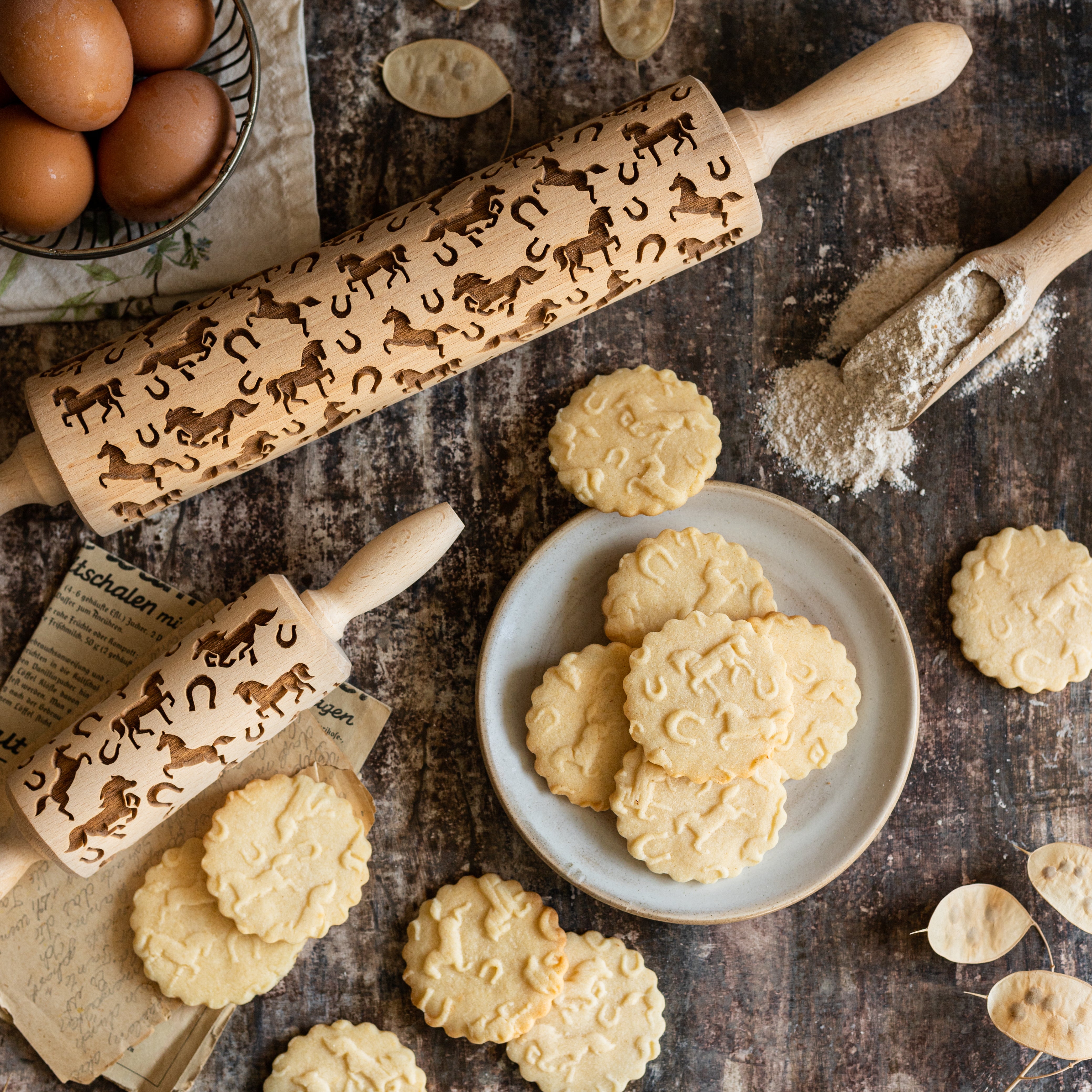 Rouleau à pâtisserie Happy Horses
