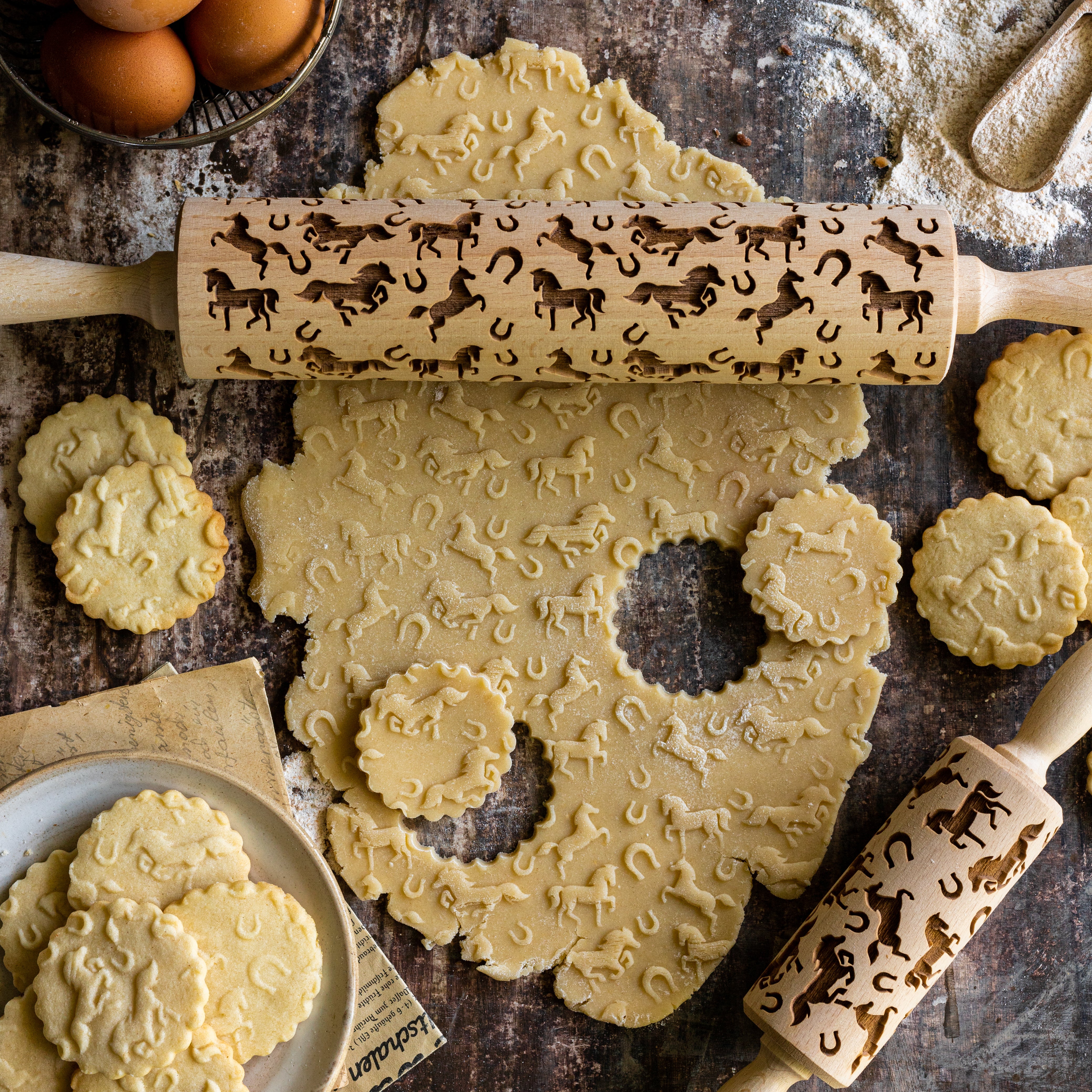 Rouleau à pâtisserie Happy Horses