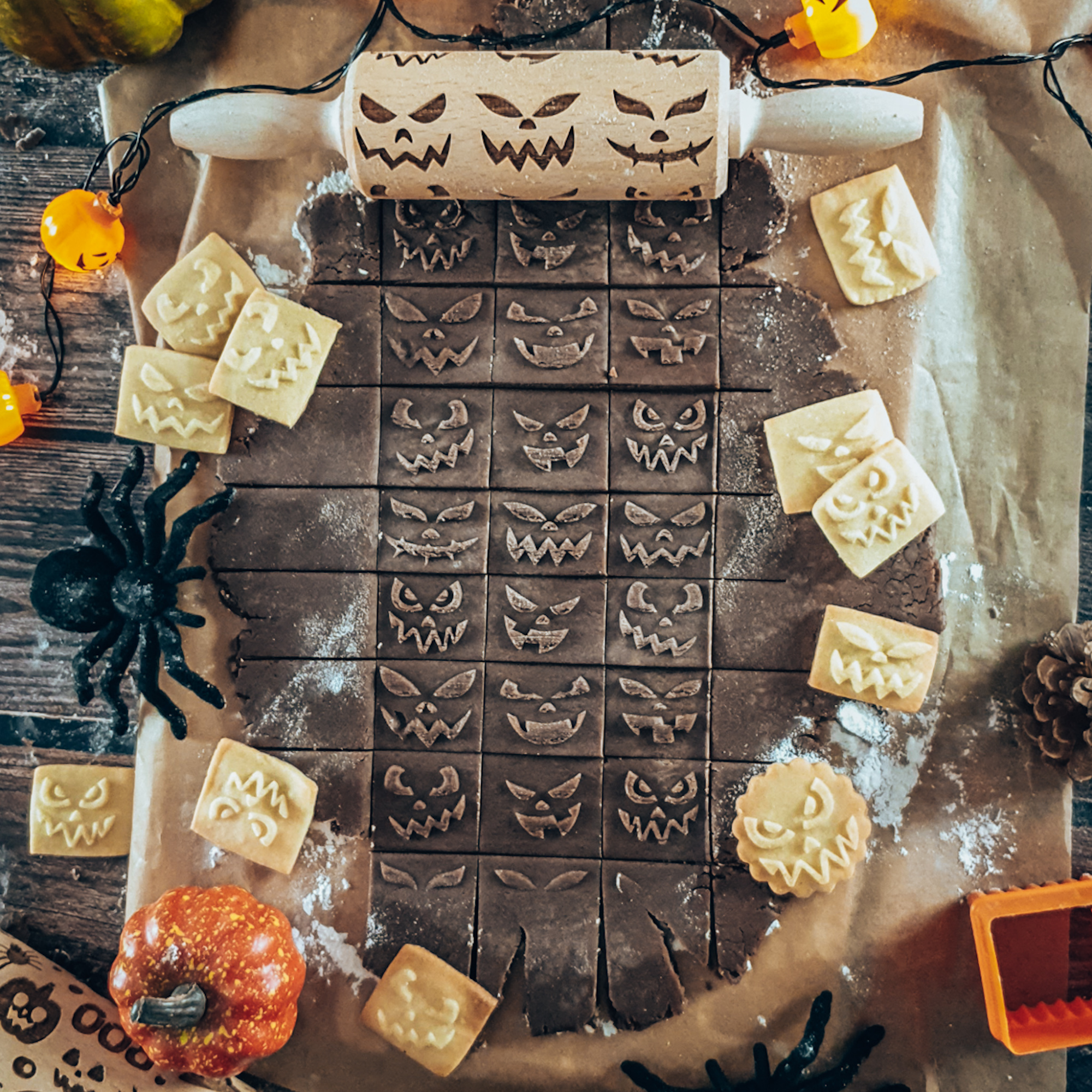 Rouleau à Pâtisserie Visages Effrayants