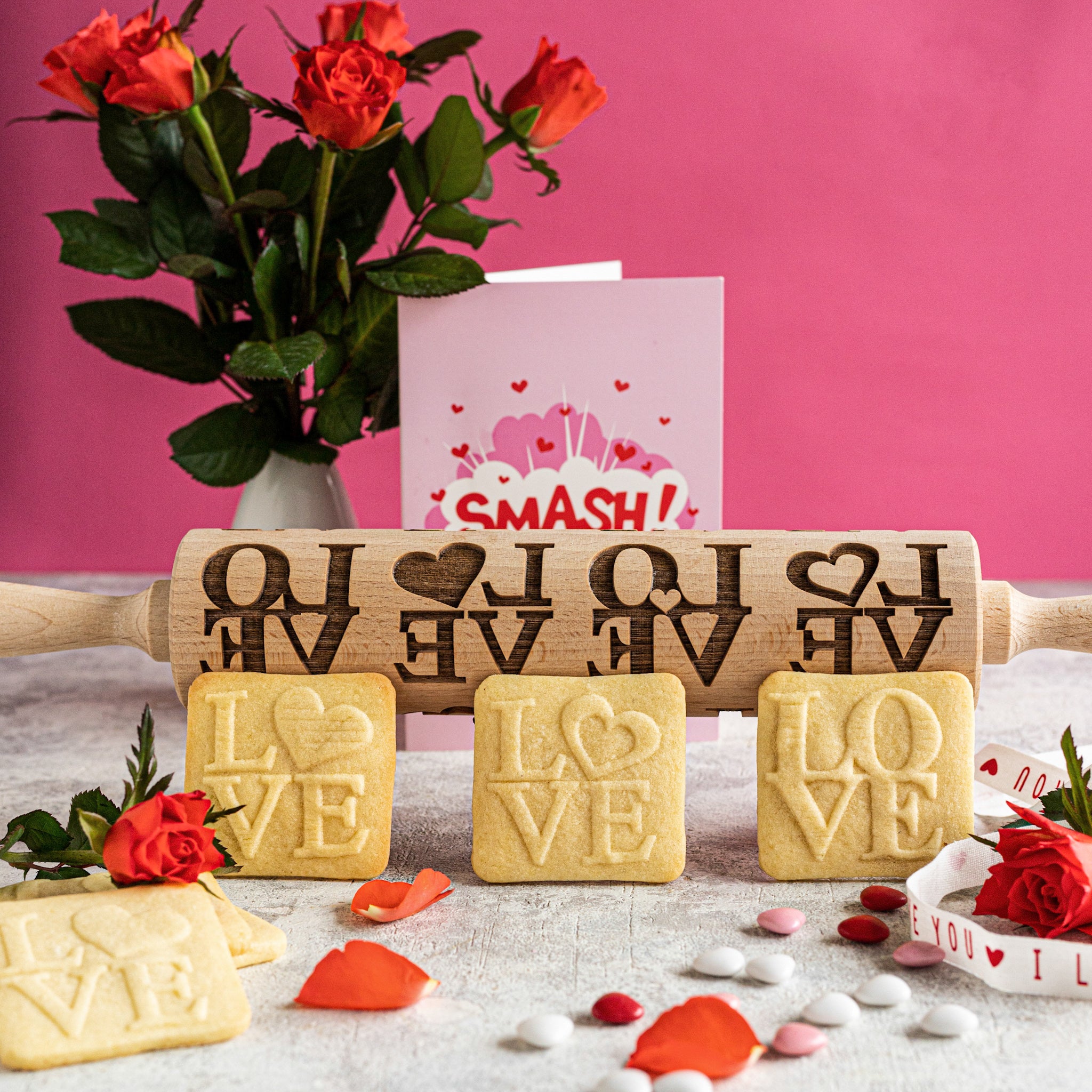 Rouleau à pâtisserie d'amour