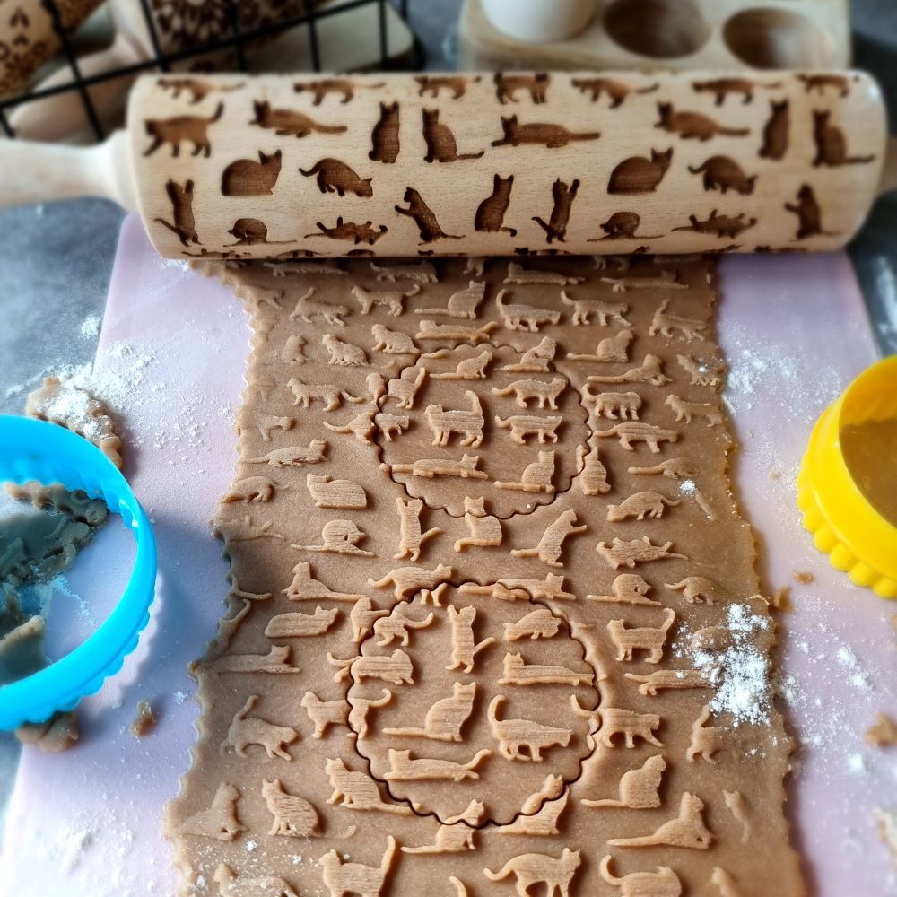 ROULEAU À PÂTISSERIE CHATS