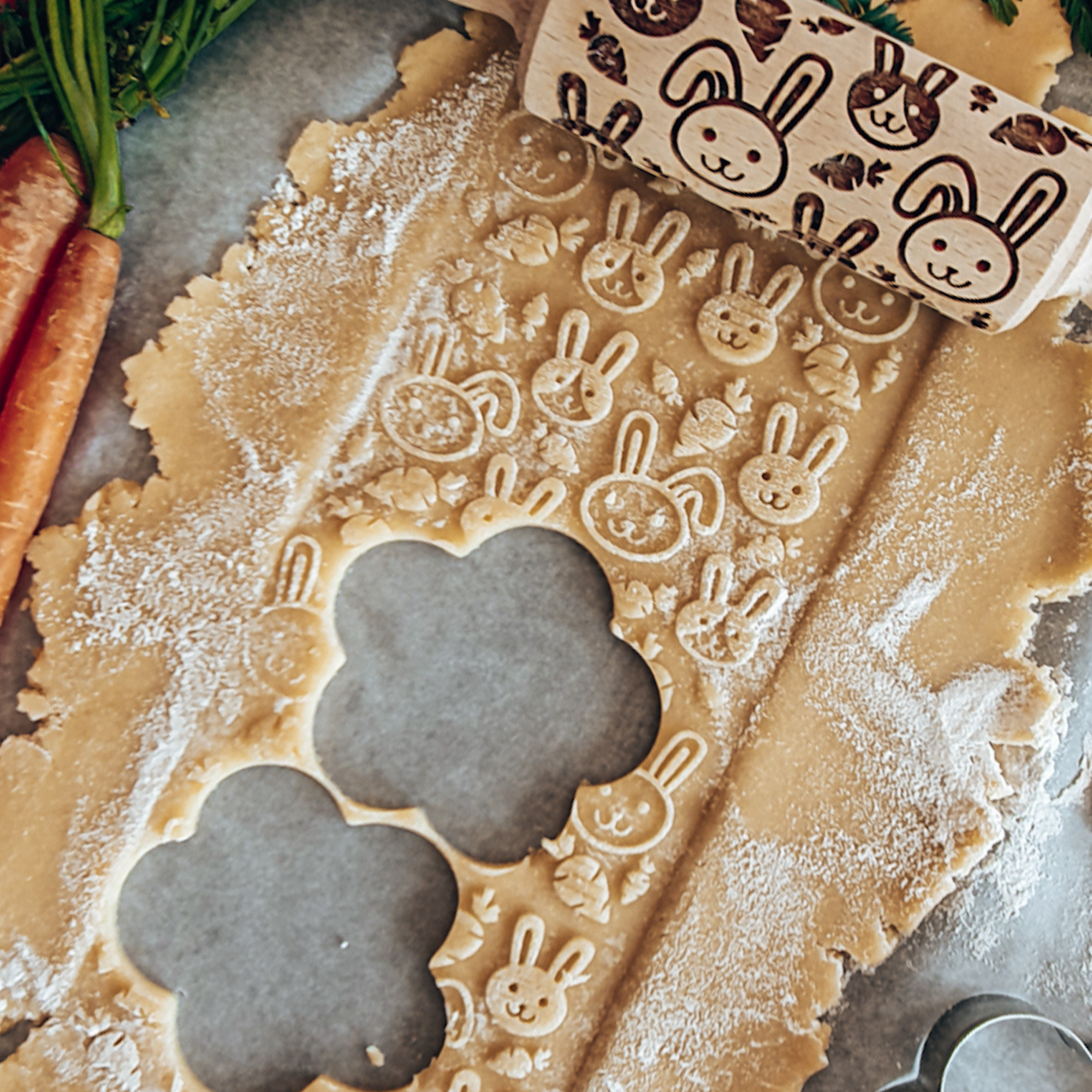 Rouleau à Pâtisserie Lapins