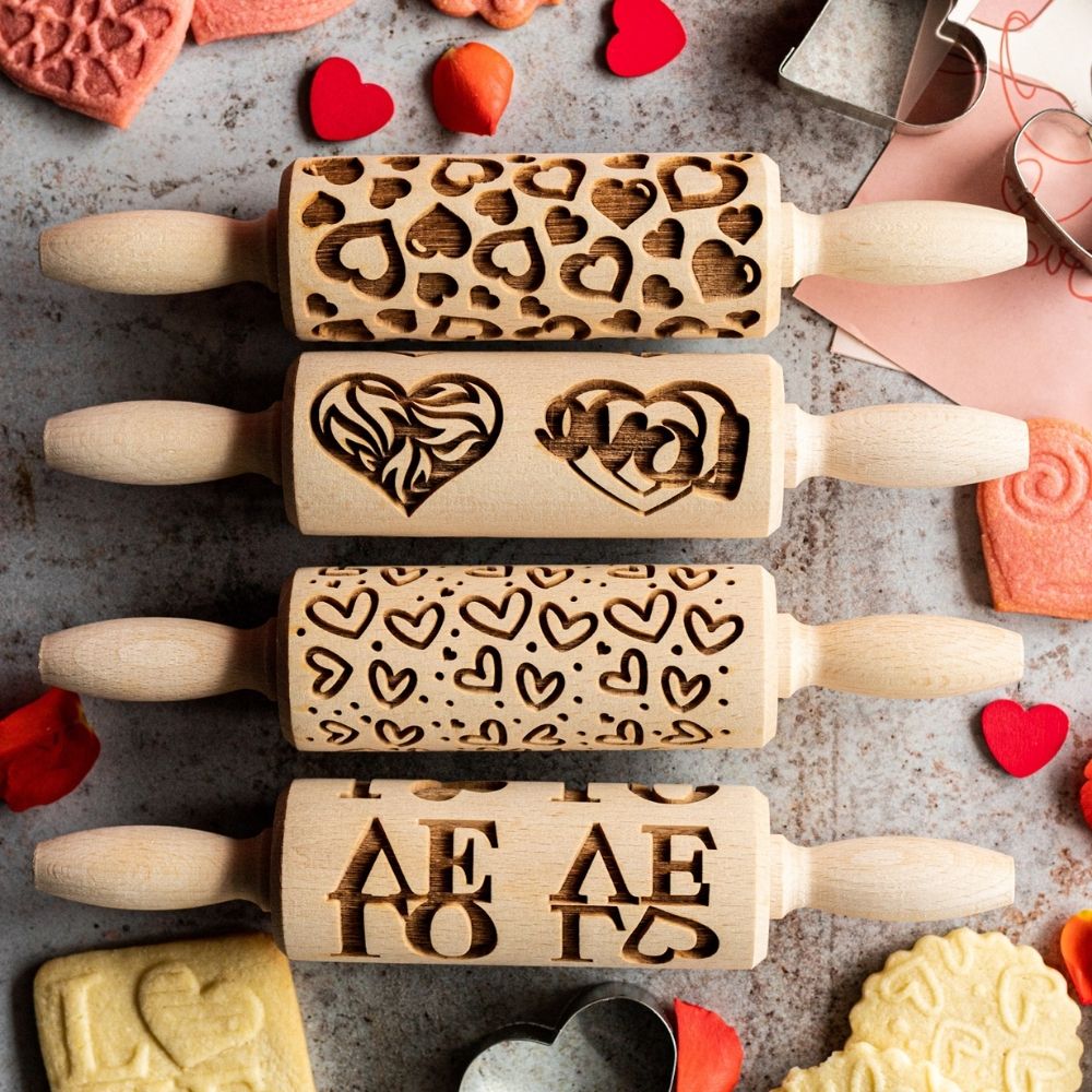 Rouleau à pâtisserie d'amour