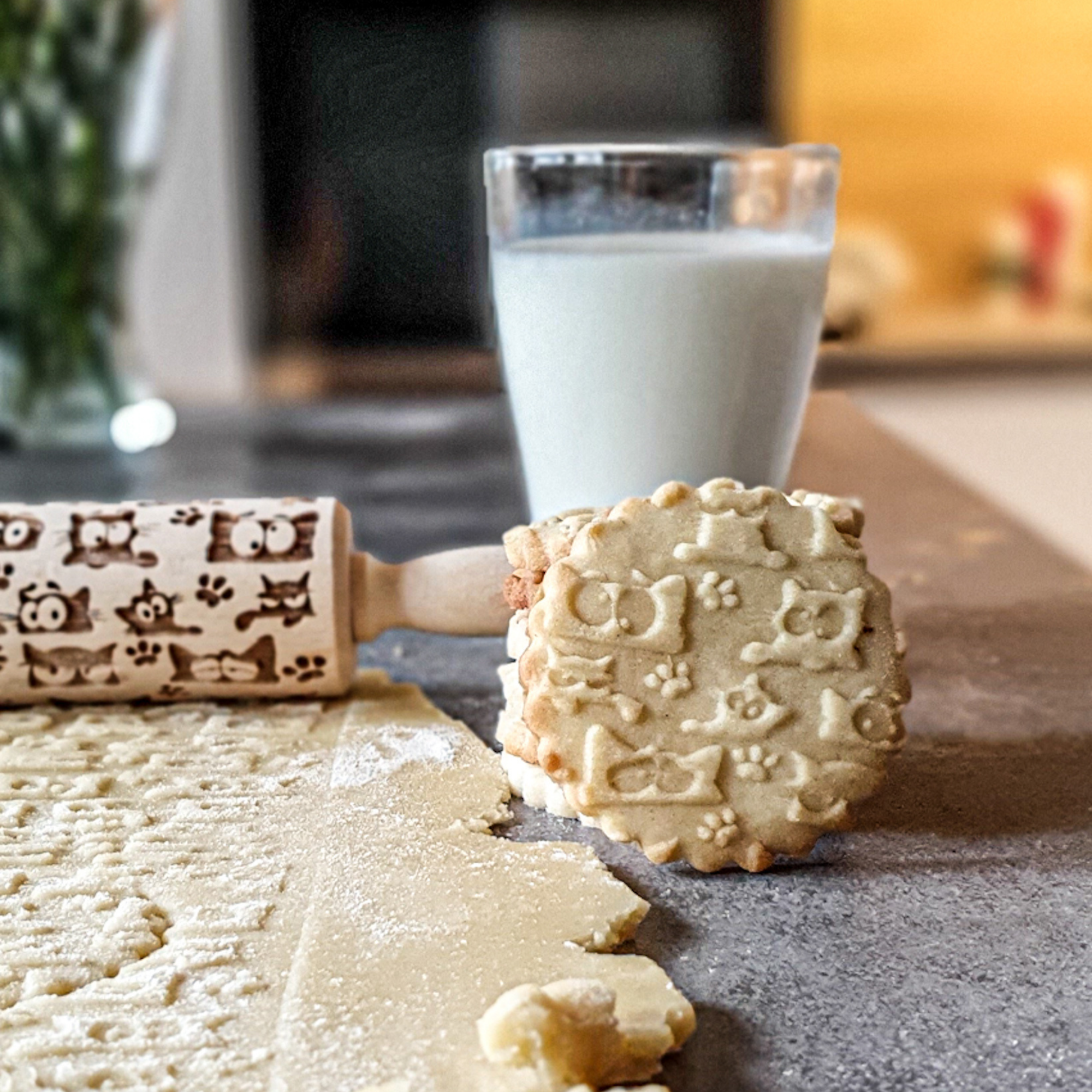 ROULEAU À PÂTISSERIE CHAT DRÔLE