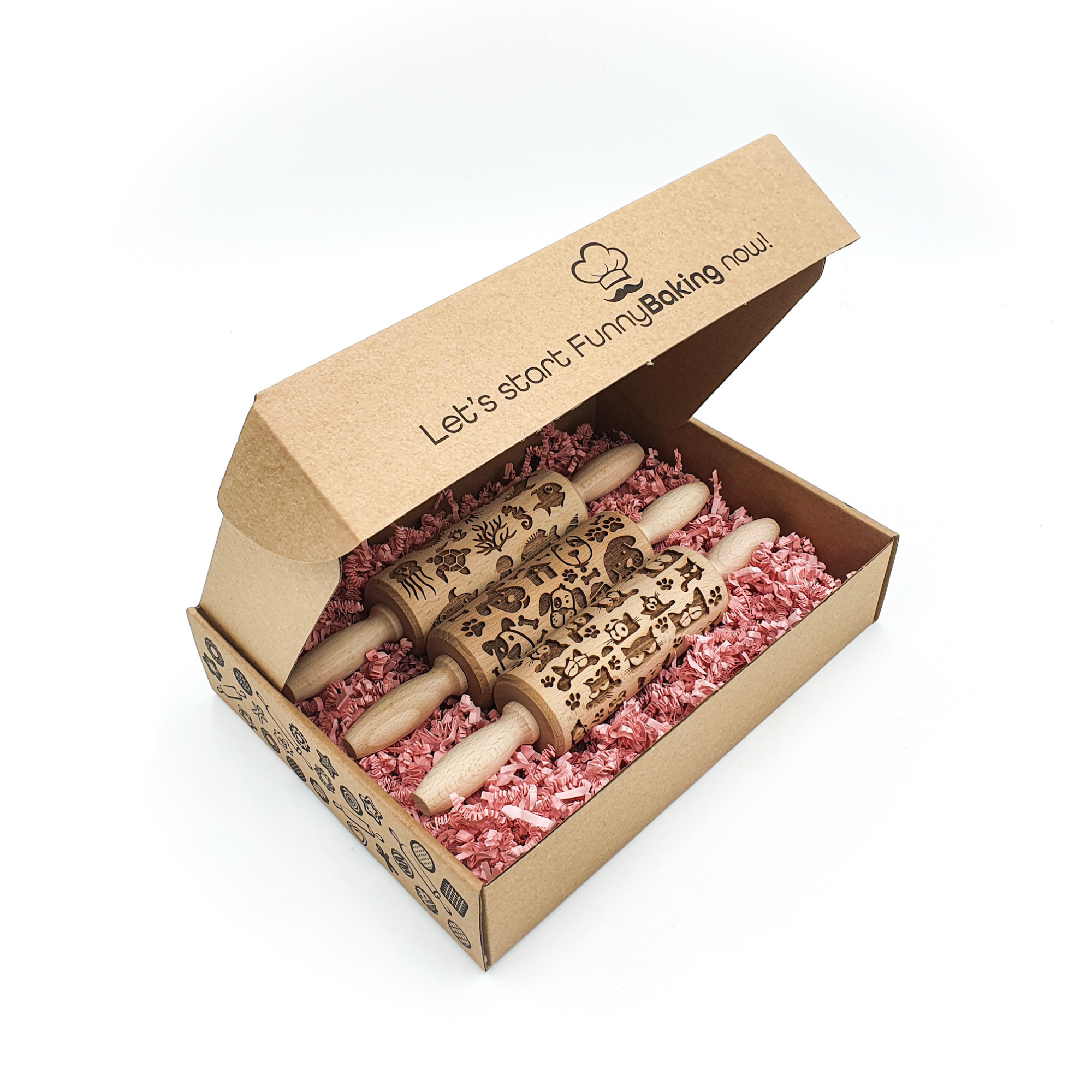 Rouleau à pâtisserie d'amour