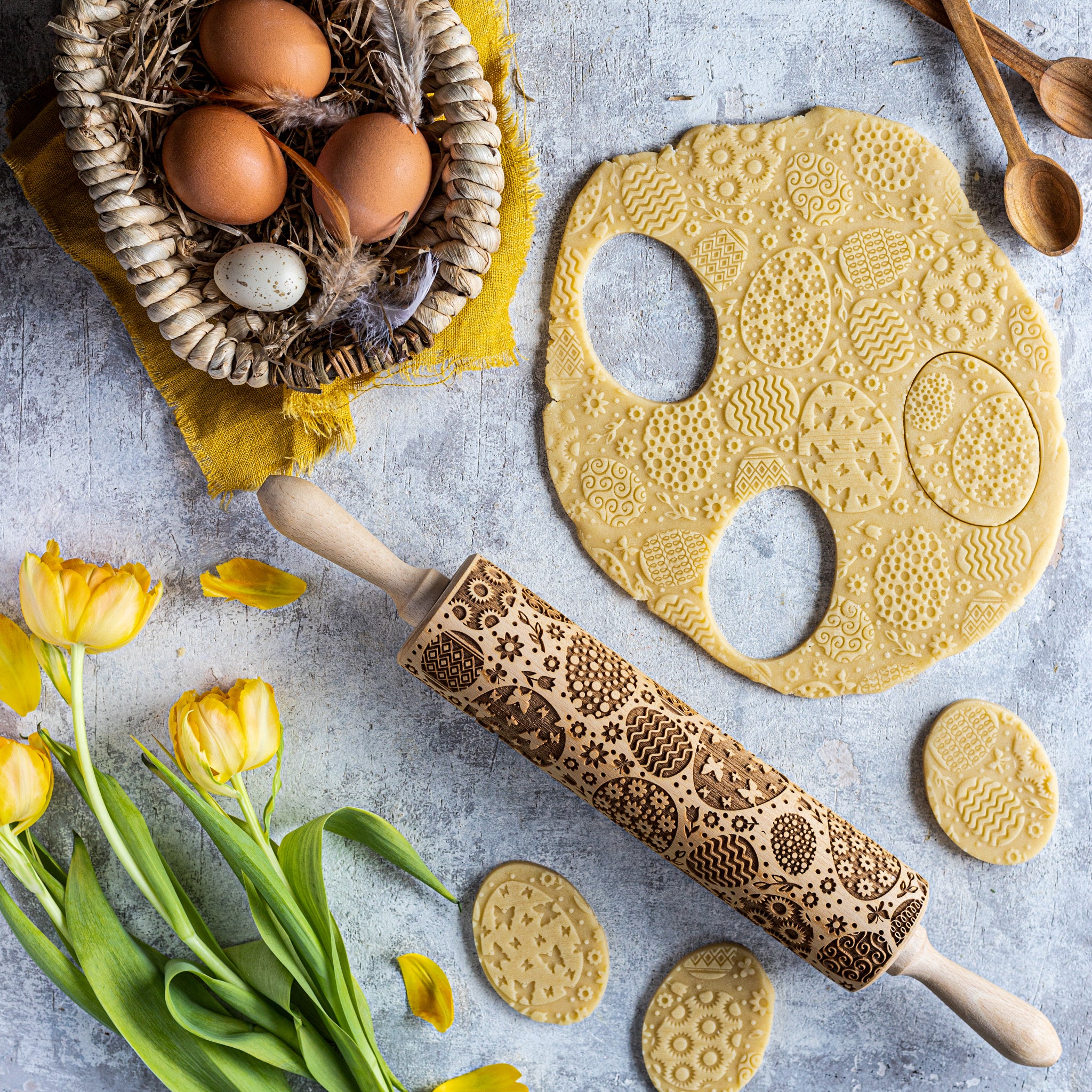 Rouleau à Pâtisserie Super Oeufs de Pâques